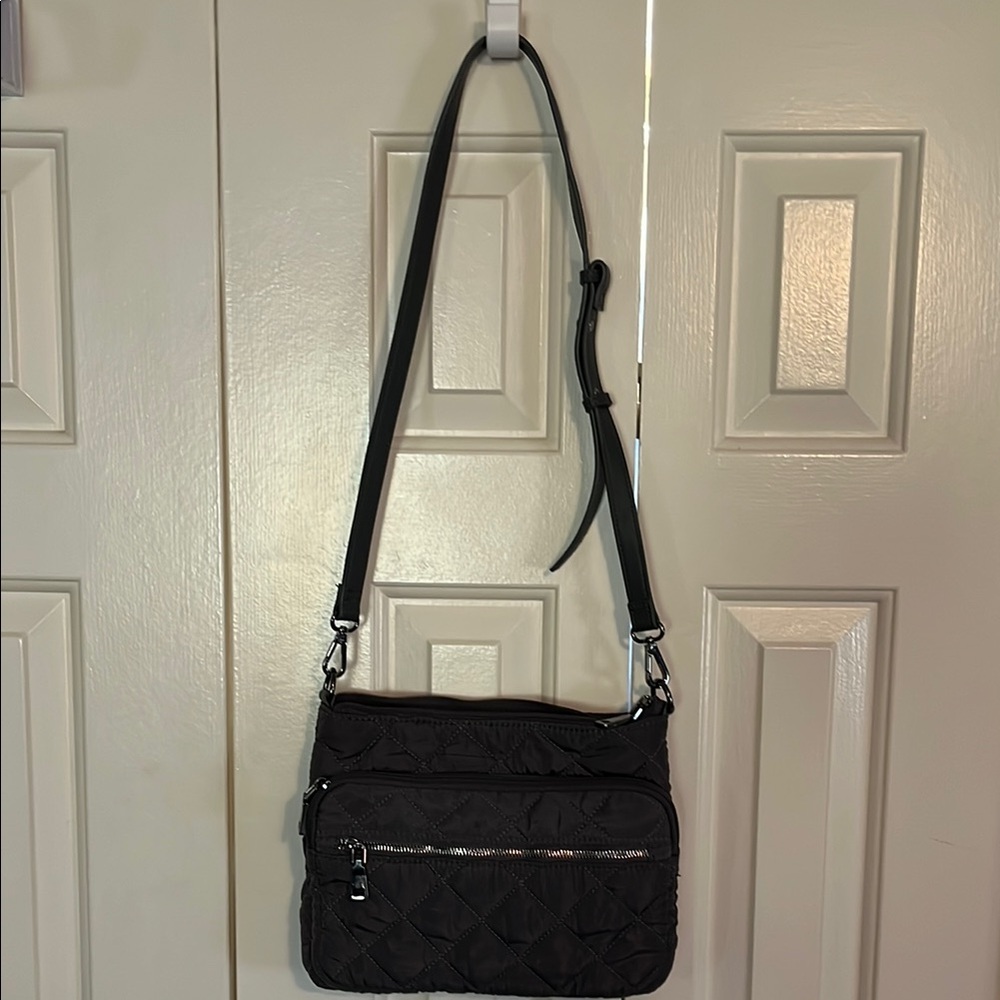 Quilted Black Crossbody Bag